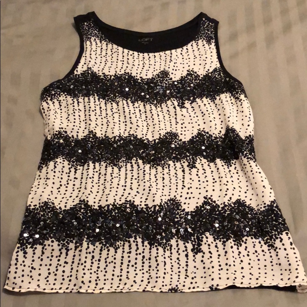 Loft sparkle tank - size M